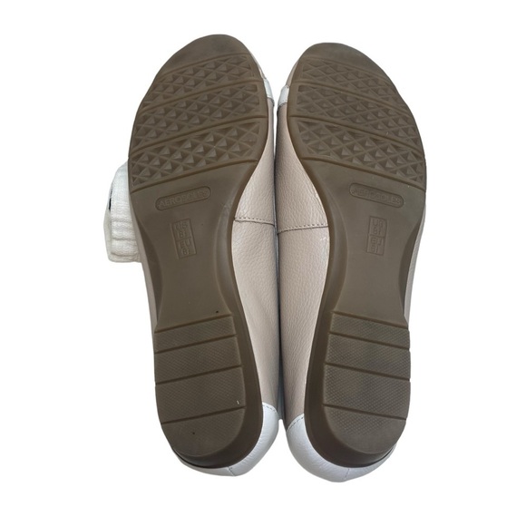 Aerosoles Size 8.5 Meteorite Ballet Flat Shoes Beige Two Toned Medium Width - Picture 10 of 13